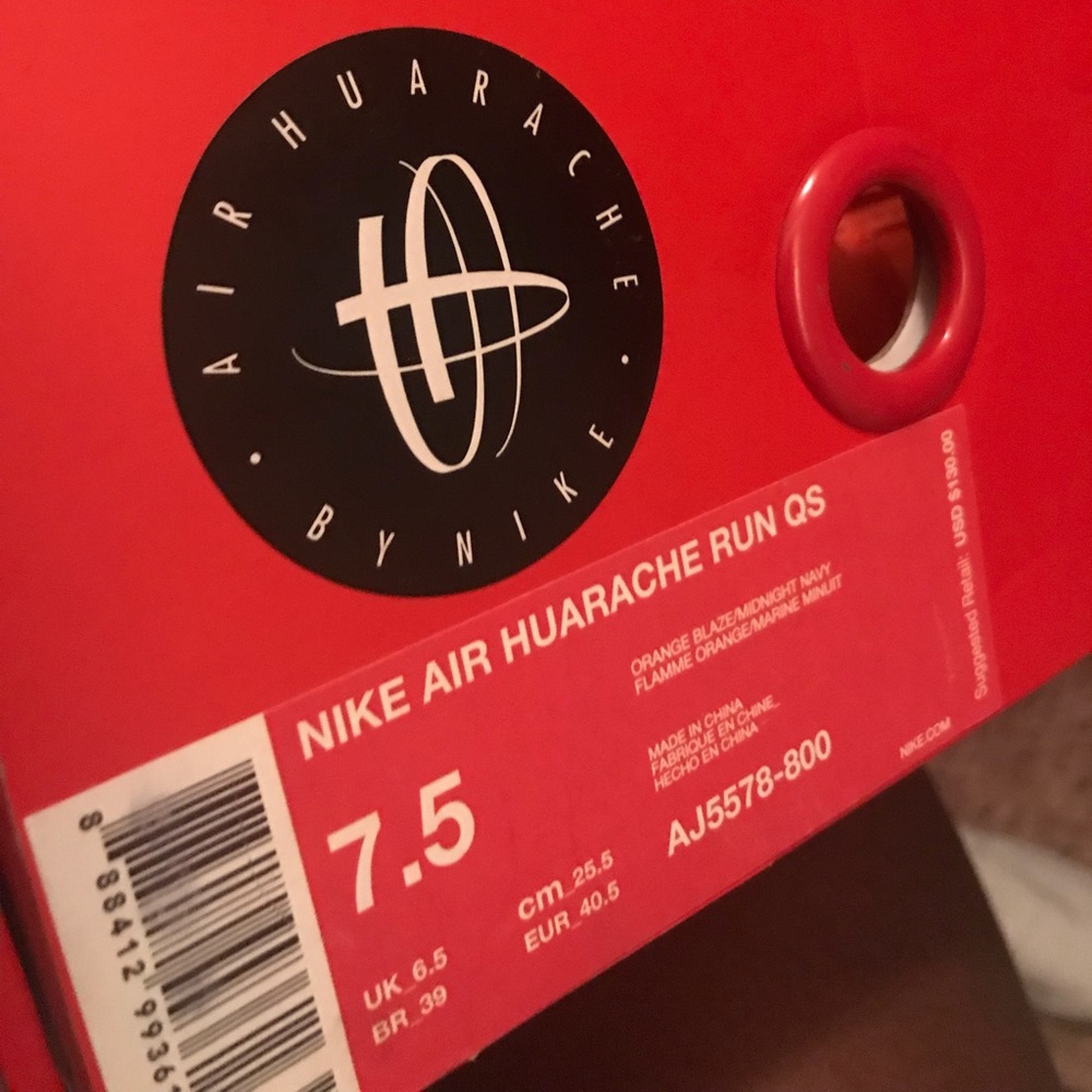 Bright Orange Huaraches